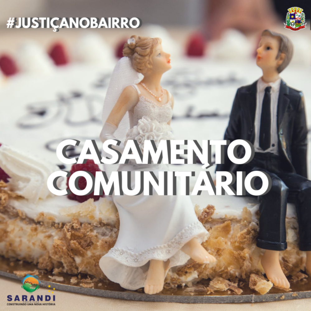 Casamento Comunitário será realizado em Outubro